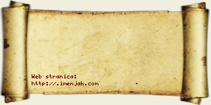 Andrijana Stambolić vizit kartica